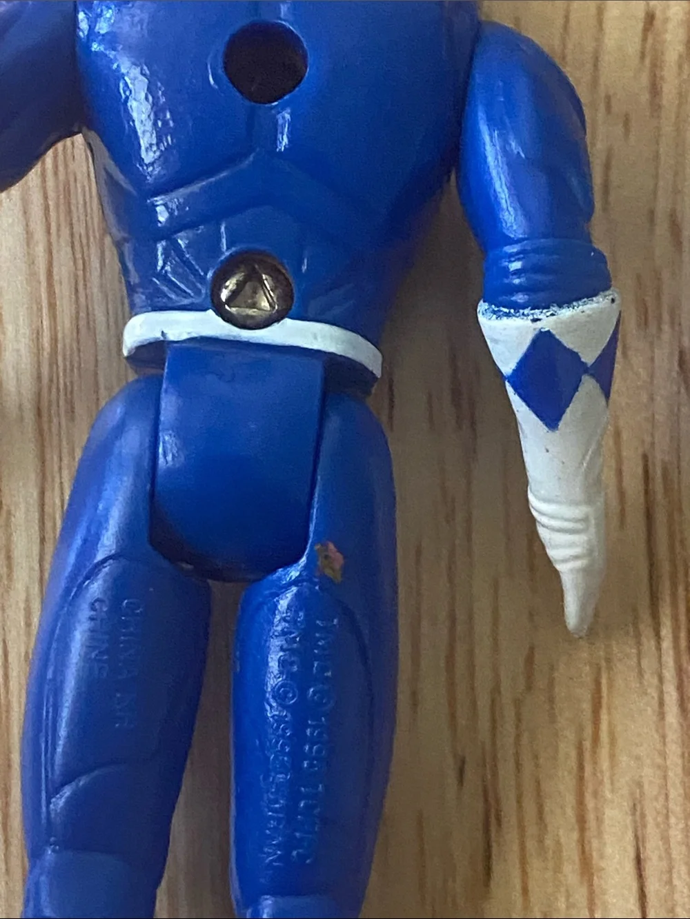 Power Ranger Blue and Black Action Figure Bundle